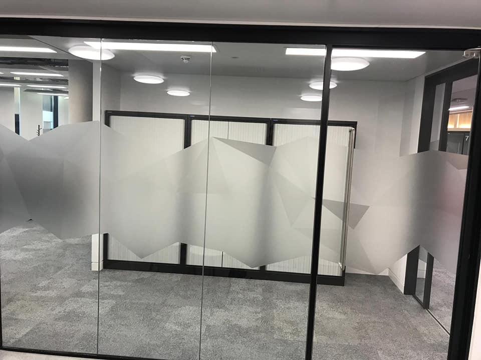 1. Manifestations cut to clients specifications - Nexus building - Leeds University